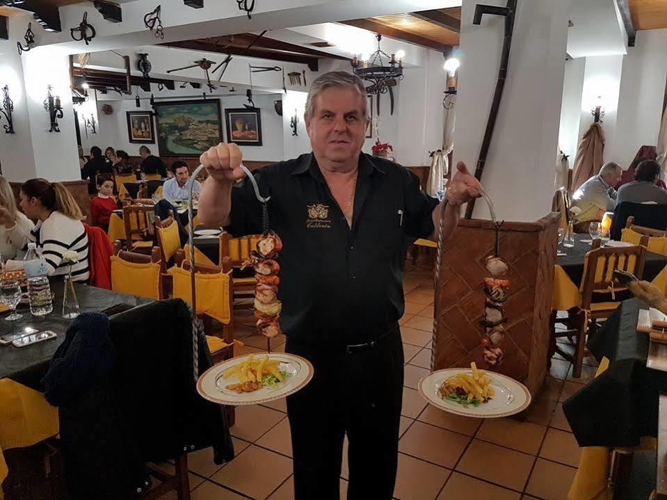 Hotel Restaurante Calderon Arcos de la Frontera Kültér fotó